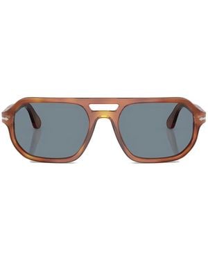 Persol Guido Tortoiseshell-Effect Sunglasses - Blue