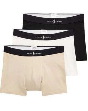 Polo Ralph Lauren Set 3 Boxer Con Banda Logo - Nero