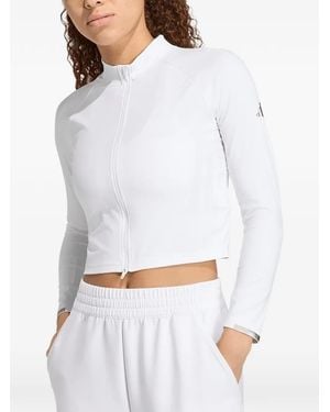 adidas Pro Long-Sleeve Top - White