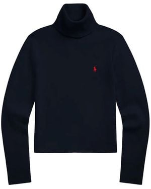 Polo Ralph Lauren Roll-Neck Jumper - Blue