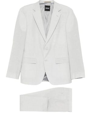 BOSS Two-Piece Slim-Fit Suit - White