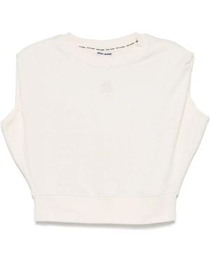 DKNY Ärmelloses Sweatshirt - Weiß