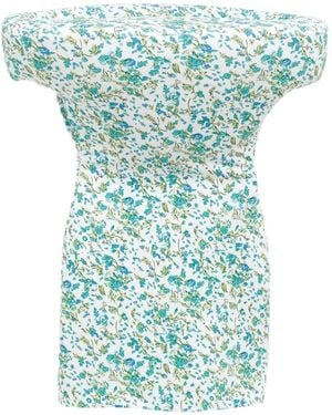 Duran Lantink Padded Mini Dress - Blue