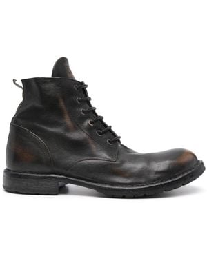 Moma Embossed-Logo Boots - Black