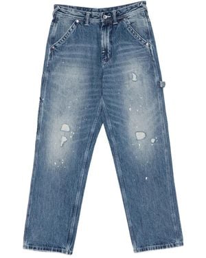 Evisu Distressed Jeans - Blue