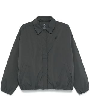 New Balance Recycled Ripstop Coaches Puffer Jacket - Gray