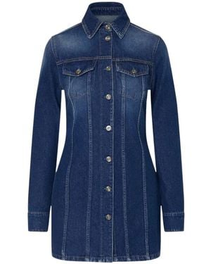 Liu Jo Short Denim Dress - Blue