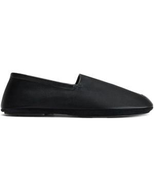 Lemaire Slippers Con Punta Quadrata - Nero