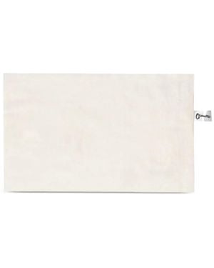 LA ROSE Frayed-Edge Scarf - White