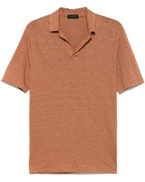Dell'Oglio スラブ Tシャツ - ブラウン