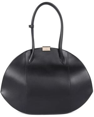 Nina Ricci Large Le Bal Top-Handle Leather Bag - Black