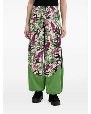 adidas X Farm Rio Floral Stripe Track Trousers - Green