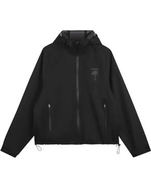 PATTA Zip-Up Hooded Jacket - Black