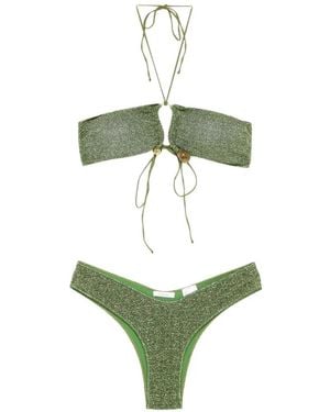 Oséree Bikini Lumiere Tipo Bandeau - Verde