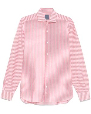 Barba Napoli Striped Shirt - Pink