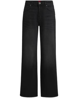 HUGO Logo-Patch Jeans - Black