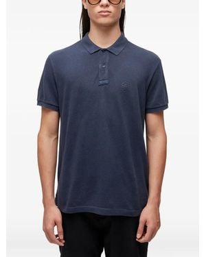 Osklen Logo-Detail Polo Shirt - Blue
