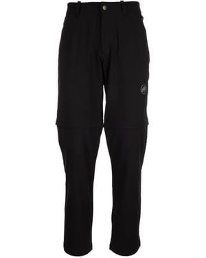 Mammut Pantalon À Logo Imprimé - Black