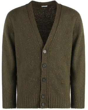 Malo Cashmere Cardigan - Green