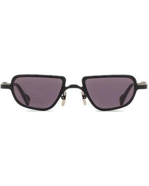 Kuboraum Z28 Geometric-Frame Sunglasses - Black