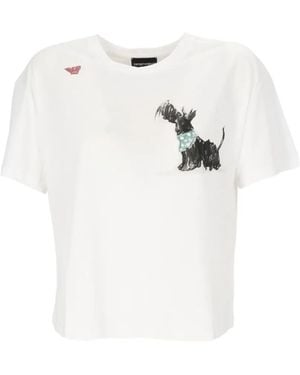 Emporio Armani We Love Dogs T-Shirt - White