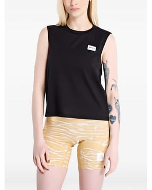 Saysky Top Sin Mangas Clean Motion Con Aplique Del Logo - Azul