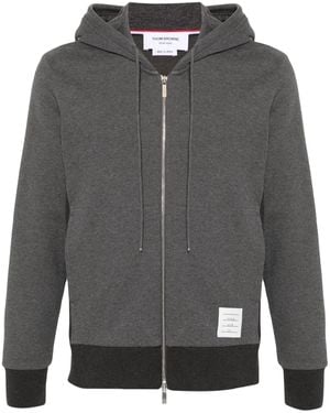 Thom Browne 4bar ジップアップ パーカー - グレー