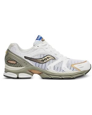 Saucony Progrid Triumph 4 Logo-Patch Trainers - White
