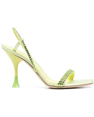 3Juin Slingback 110Mm Sandals - Metallic