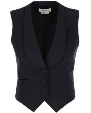McQueen Buttoned Vest - Blue