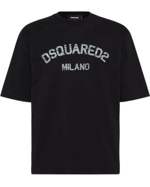 DSquared² Faded Milano T-Shirt - Black