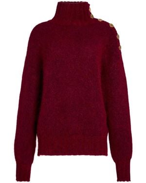 retroféte Marve Pullover - Rot
