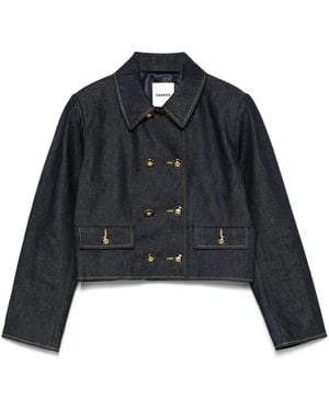 Sandro Denim Jacket - Black