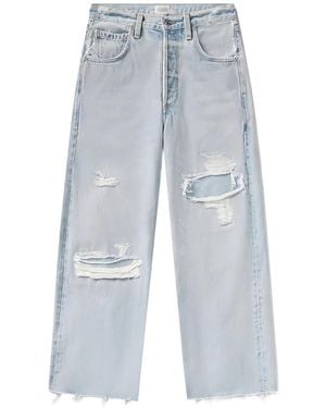 Citizens of Humanity Distressed Raw-Cut Jeans - Blue