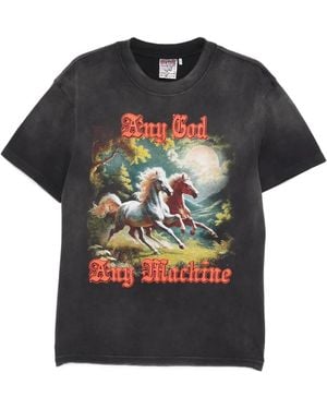 Deus Ex Machina Graphic-Print T-Shirt - Black