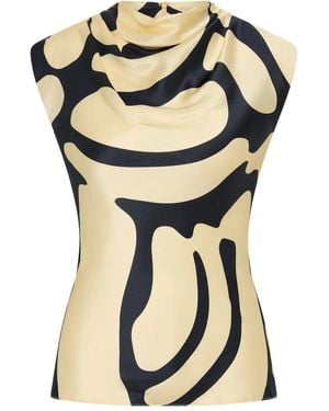 Rebecca Vallance Dune Top Met Col - Zwart