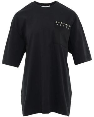 3.1 Phillip Lim Stud-Embellished Pocket T-Shirt - Black