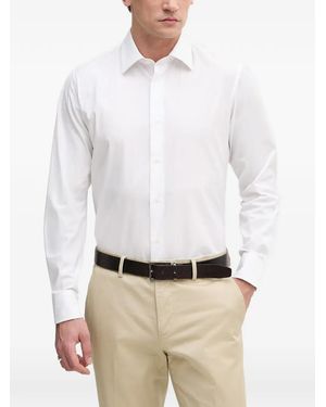 Sisley Long-Sleeve Button-Down Shirt - White