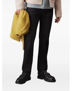 Calvin Klein Straight-Leg Jeans - Black