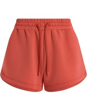 Varley Coulter Drawstring-Waist Shorts - Red