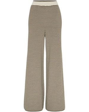 Brunello Cucinelli Cotton Track Pants - Natural