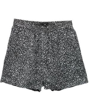 SAPIO Short Ceinturé À Pois - Grey