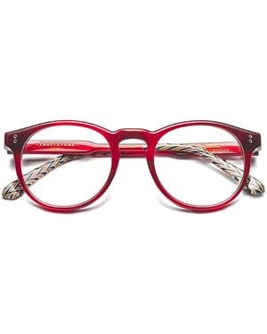 Etnia Barcelona Lunettes De Vue À Monture Ronde - Rouge
