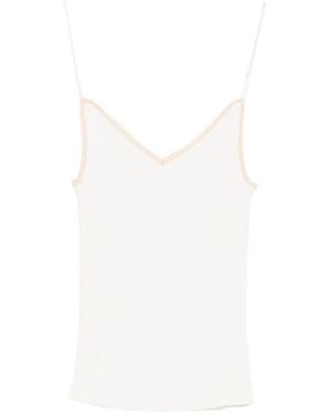 N°21 Knitted Camisole - White