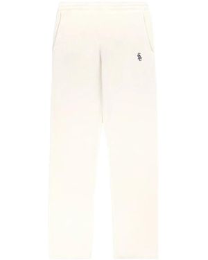 Sporty & Rich Logo Trousers - White