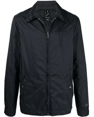 Rick Owens Front Zip Shell Jacket - Black