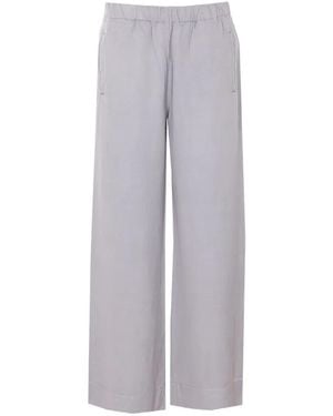 TRUE AVENUE Pensil Straight-Fit Trousers - Grey