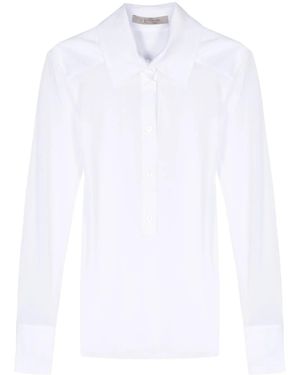 D.exterior Mesh Shirt - White