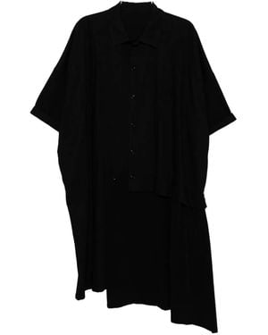 Y's Yohji Yamamoto Kleid aus Crêpe de Chine - Schwarz