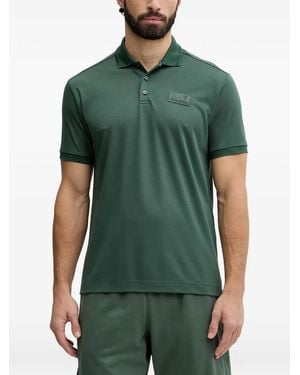 EA7 Polo Con Parche Del Logo - Verde